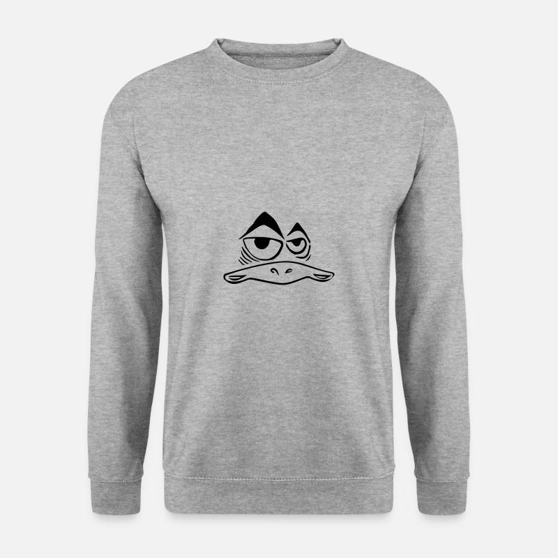 Oiseau étrange drôle - Sweat-shirt Unisexe - gris chiné