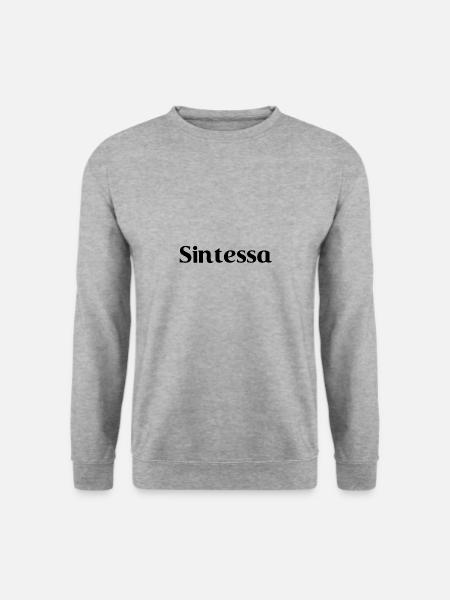 Sintessa - Black font - Unisex Sweatshirt - salt & pepper