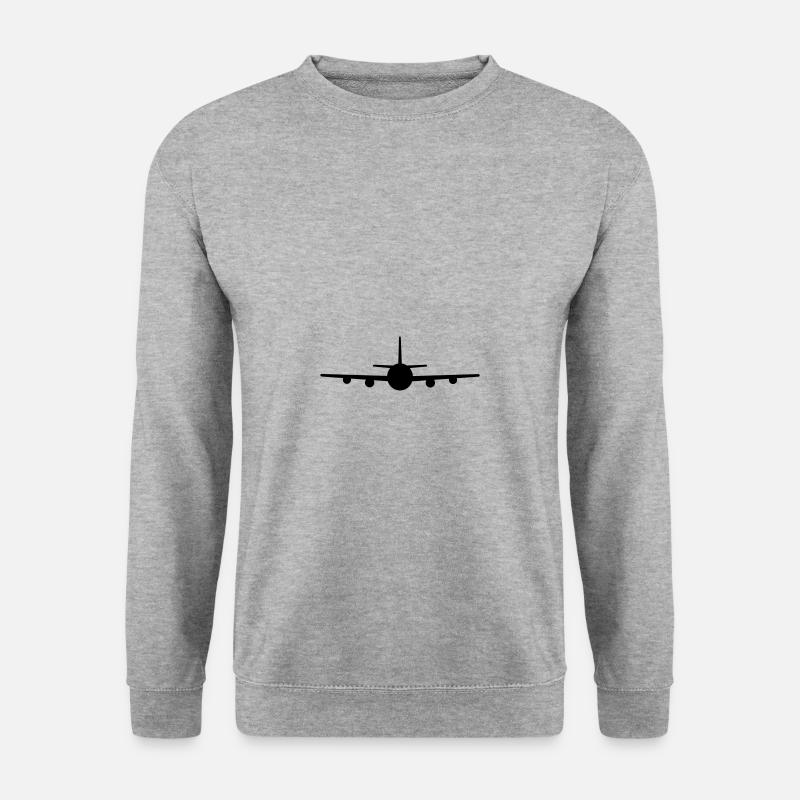 plane - Unisex Sweatshirt - salt & pepper