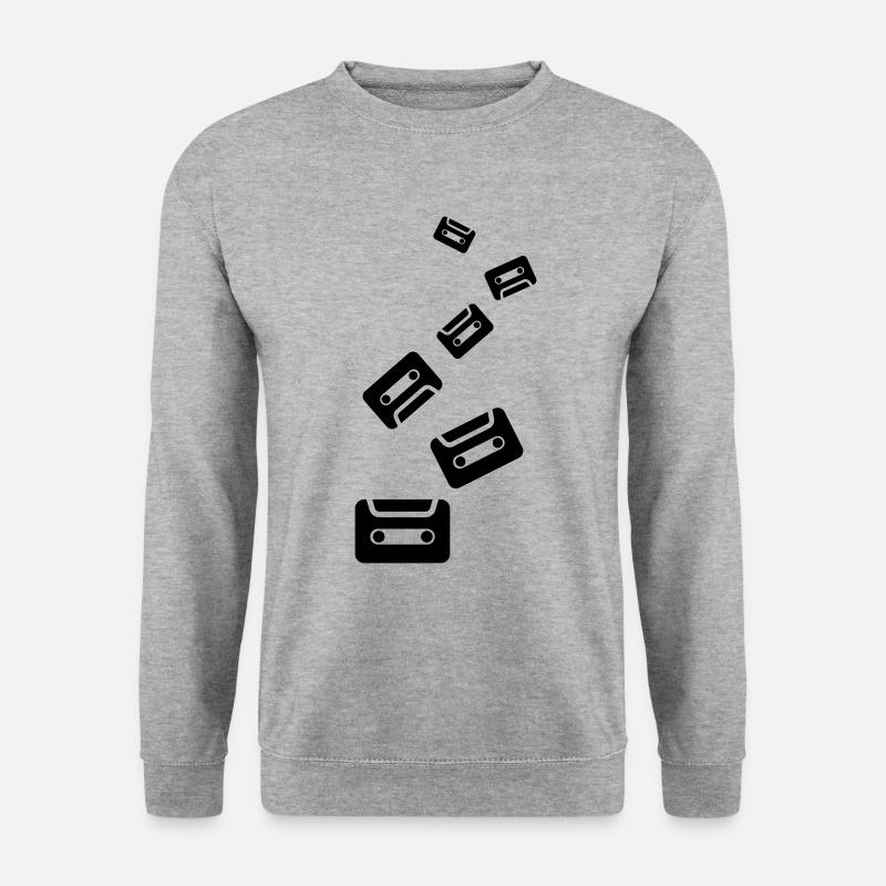 Cassette symbol - Unisex Sweatshirt - salt & pepper