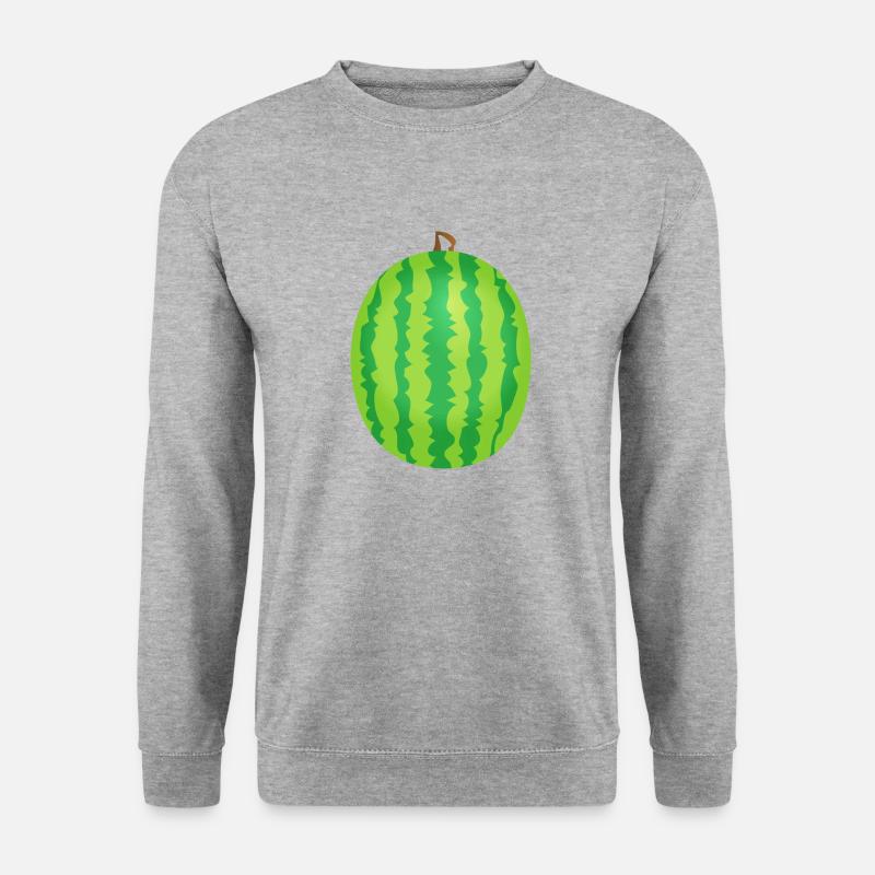 melon fruit019 - Unisex Sweatshirt - salt & pepper