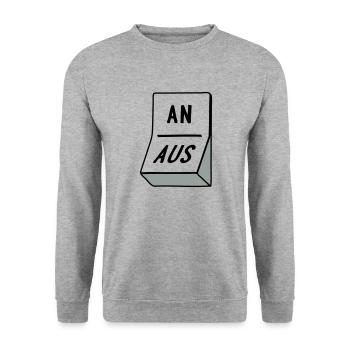 Switch - Unisex Sweatshirt - salt & pepper - Front - Alina (178cm) & Michal (187cm)