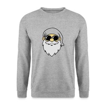 Lunettes de soleil drôles drôles nain - Sweat-shirt Unisexe - gris chiné - Devant - Alina (178cm) & Michal (187cm)