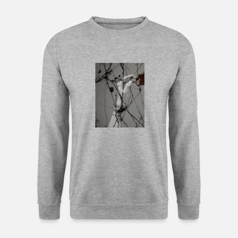 Art Collage Fantasy - Unisex Pullover - Weißgrau meliert