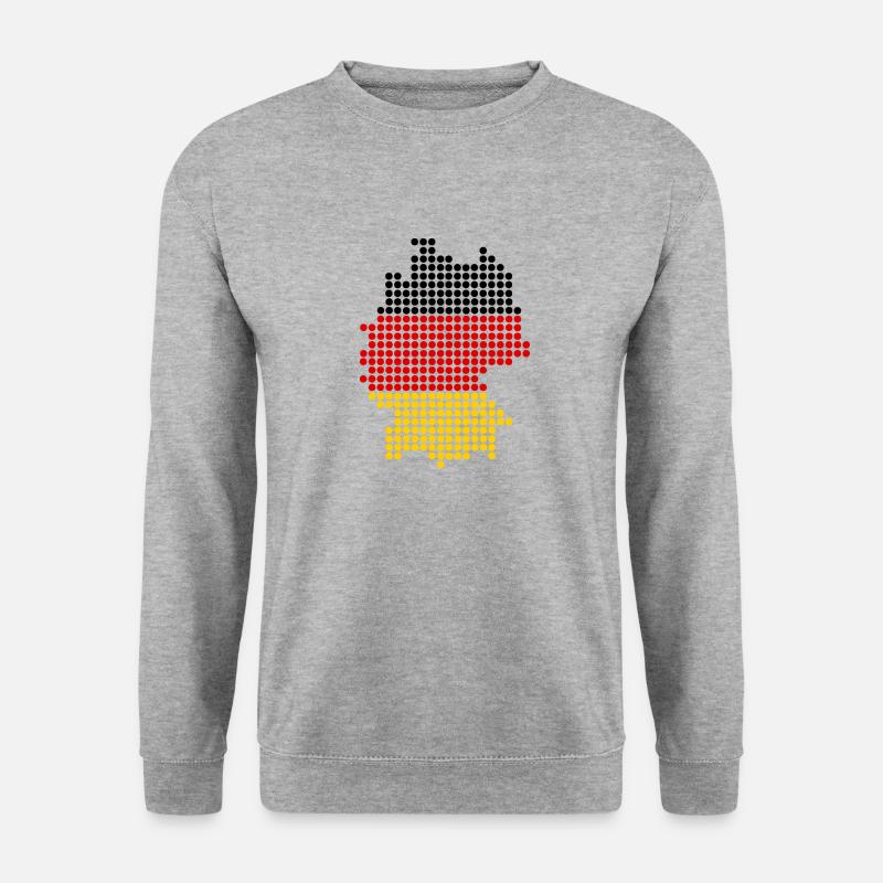 Deutschland - Unisex Pullover - Weißgrau meliert