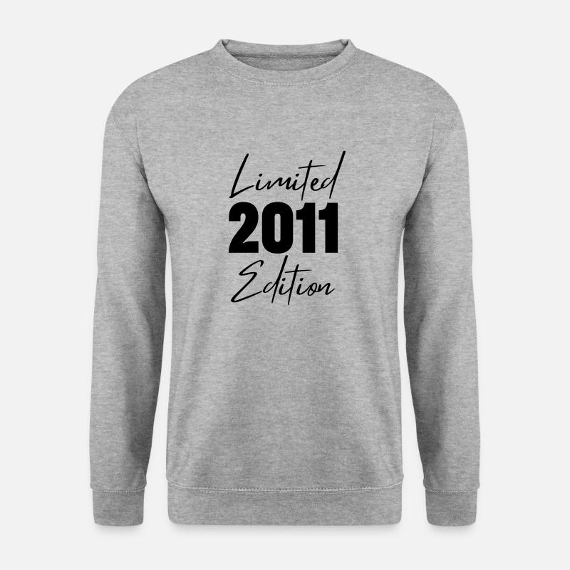 2011 Limited Edition - Unisex Pullover - Weißgrau meliert