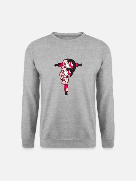 The unreal Leading Man - Unisex Sweatshirt - salt & pepper