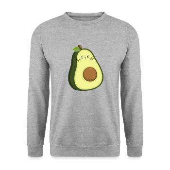 Chat avocat - Sweat-shirt Unisexe - gris chiné - Devant - Alina (178cm) & Michal (187cm)