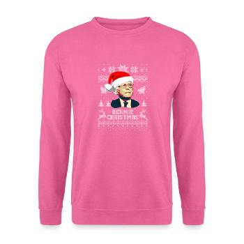 Bernie Christmas Bernie Sanders - Unisex Sweatshirt - pink - Front