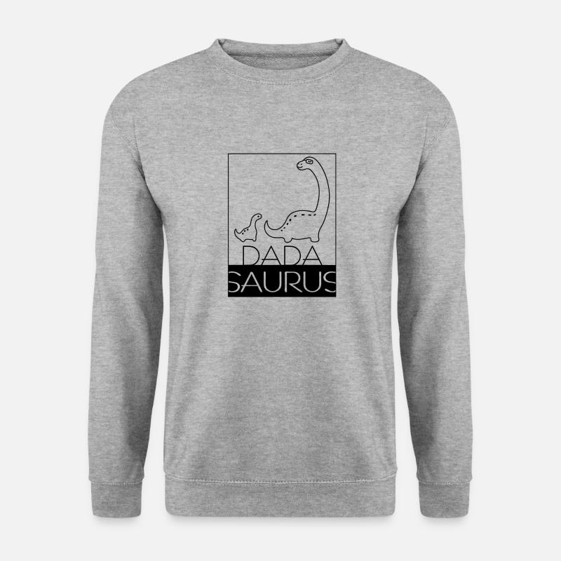 Dadasaurus - Unisex Sweatshirt - salt & pepper