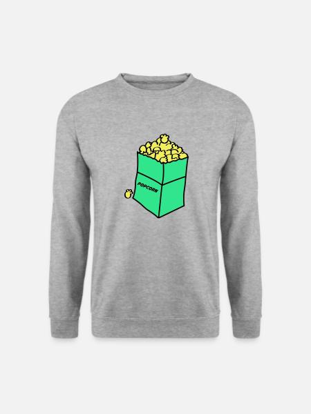 Popcorn 02 - Unisex Sweatshirt - salt & pepper