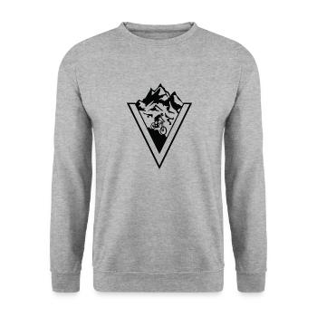 VTT Sports Vélo - Sweat-shirt Unisexe - gris chiné - Devant - Alina (178cm) & Michal (187cm)