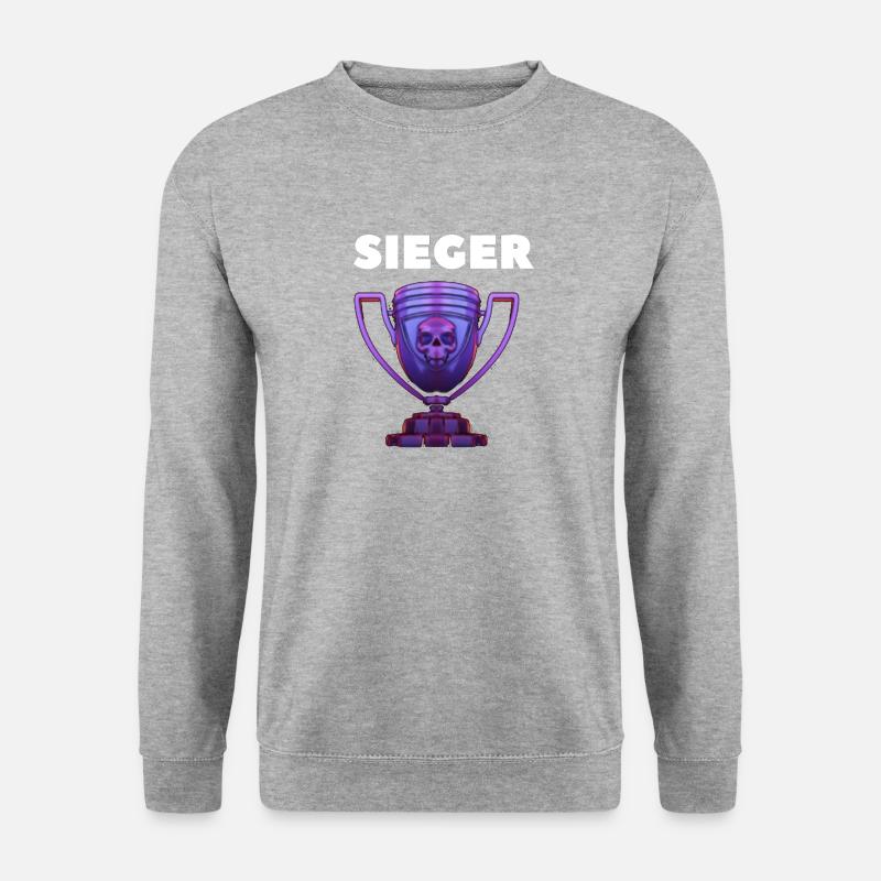 Sieger - Unisex Pullover - Weißgrau meliert