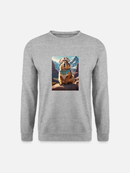 Marmot Warrior - Unisex Sweatshirt - salt & pepper