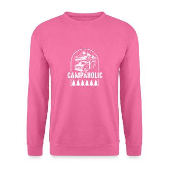 Campaholic - Ce dicton drôle est le per - Sweat-shirt Unisexe - rose - Devant