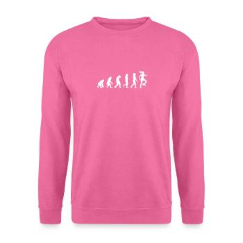 Evolution football féminin football féminin filles - Sweat-shirt Unisexe - rose - Devant