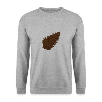 cône - Sweat-shirt Unisexe - gris chiné - Devant - Alina (178cm) & Michal (187cm)