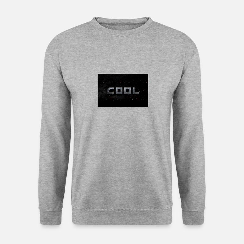 COOL einfach COOL - Unisex Pullover - Weißgrau meliert