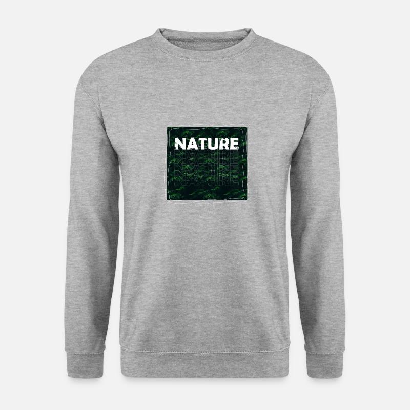 NATUR - Unisex Pullover - Weißgrau meliert