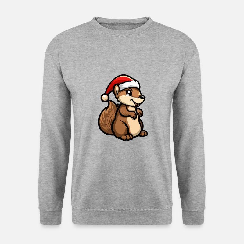 Squirrel Christmas - Unisex Sweatshirt - salt & pepper