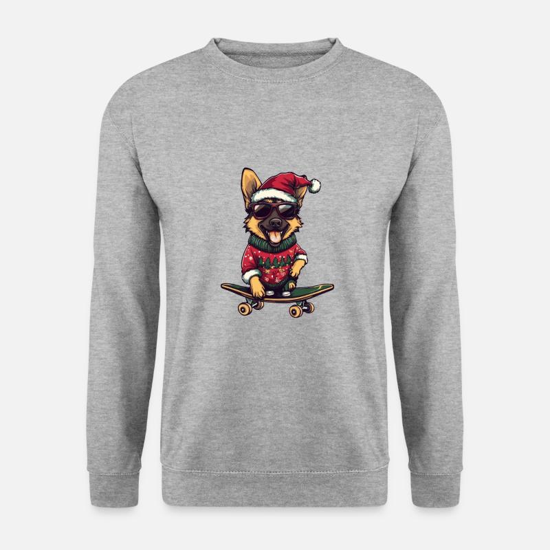 German Shepherd Christmas Funny - Unisex Sweatshirt - salt & pepper