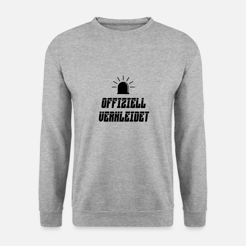 Offiziell verkleidet - Kölner Karneval - Unisex Pullover - Weißgrau meliert