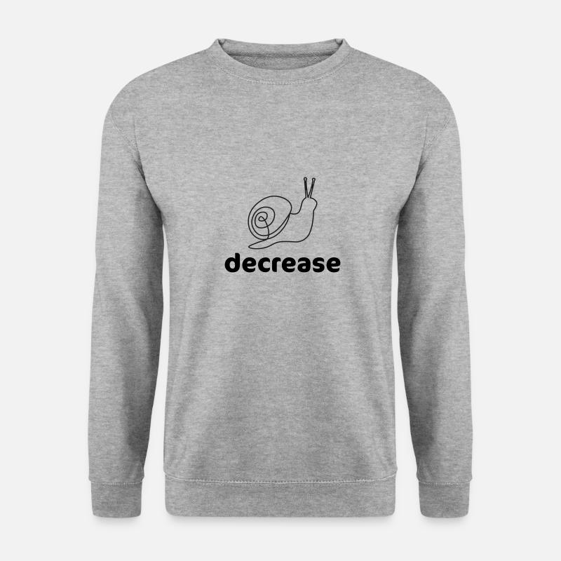 decrease - Sweat-shirt Unisexe - gris chiné