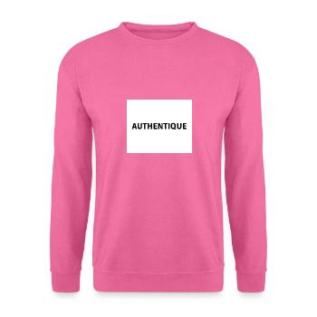 73 rue de la Polle - Sweat-shirt Unisexe - rose - Devant