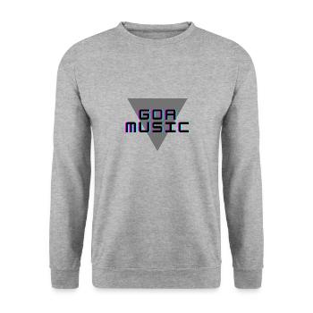 Prints for music lovers, music, trendy - Unisex Sweatshirt - salt & pepper - Front - Alina (178cm) & Michal (187cm)