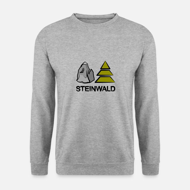 steinwald - Unisex Pullover - Weißgrau meliert