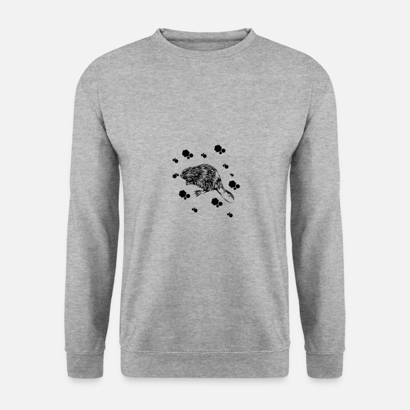 Marten - Ermine - Weasel - Unisex Sweatshirt - salt & pepper