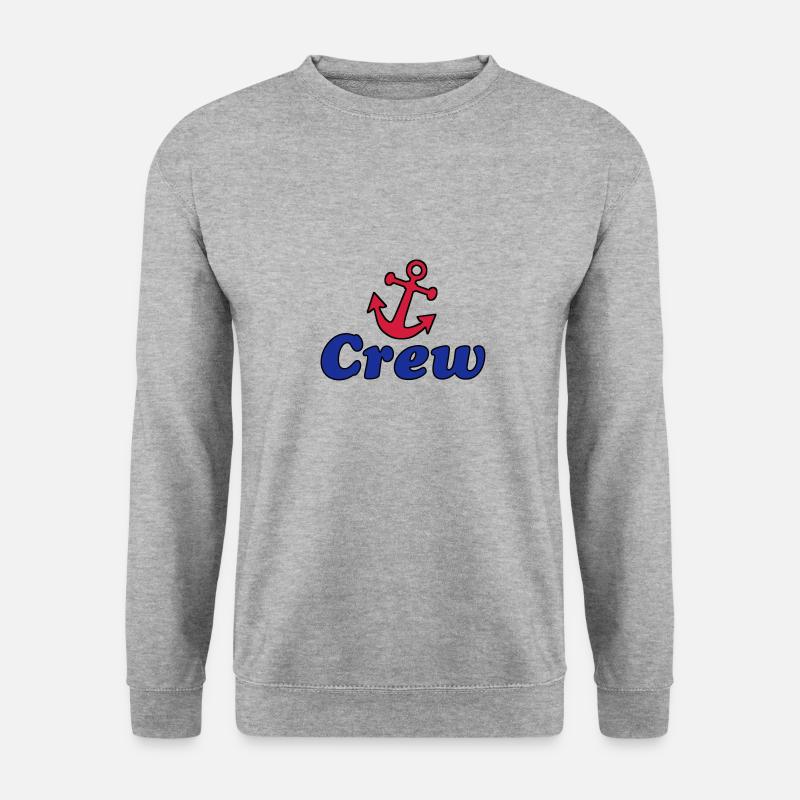 crew_anker - Unisex Sweatshirt - salt & pepper