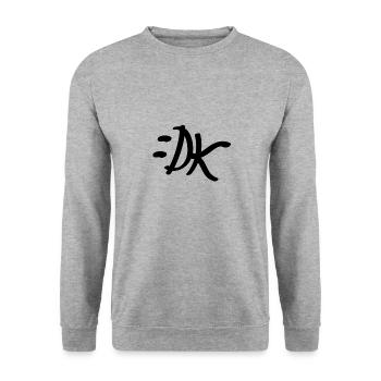DK Dunkerque - Sweat-shirt Unisexe - gris chiné - Devant - Alina (178cm) & Michal (187cm)