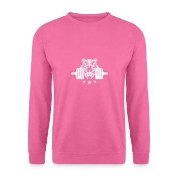 Sport Tiger - Salle de sport - Club - Fitness - Sweat-shirt Unisexe - rose - Devant