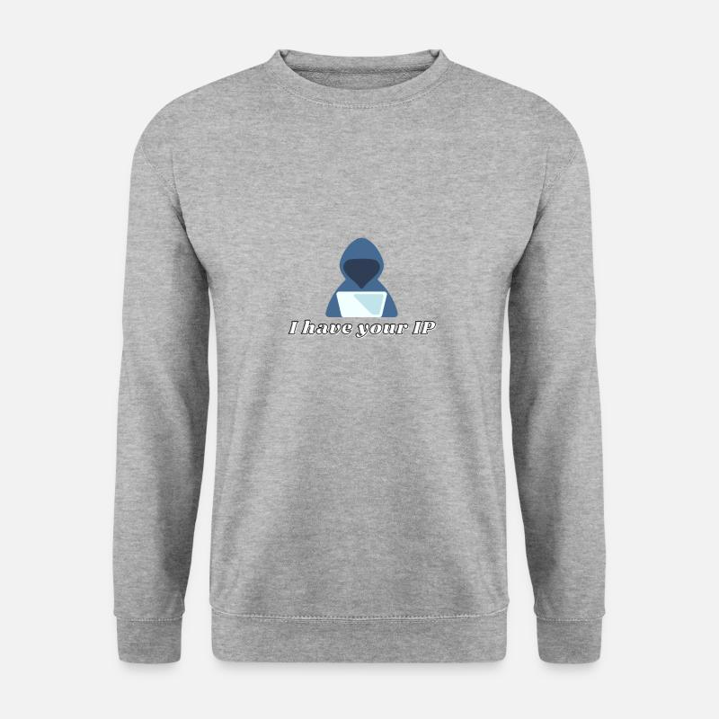 IP Computer Scientist Programmer It Coding - Unisex Sweatshirt - salt & pepper