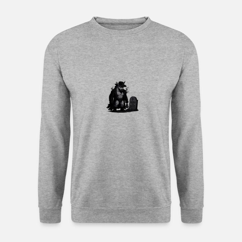 Underhorn - Unisex Pullover - Weißgrau meliert
