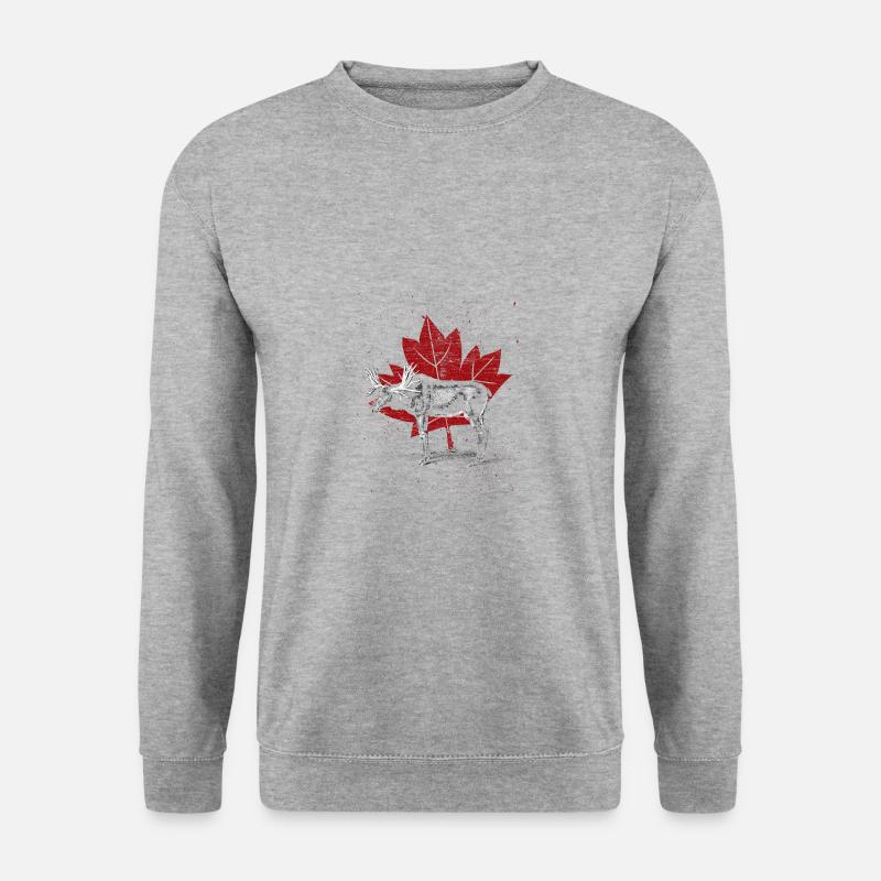 Canada moose - Unisex Sweatshirt - salt & pepper