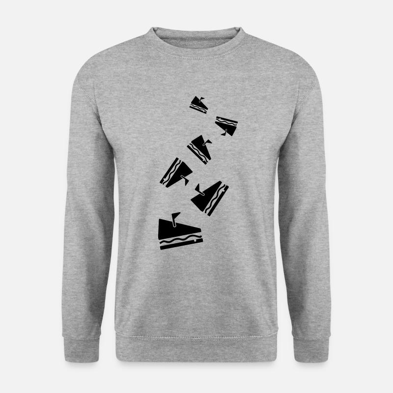 Käse Symbol Cheese - Unisex Sweatshirt - salt & pepper