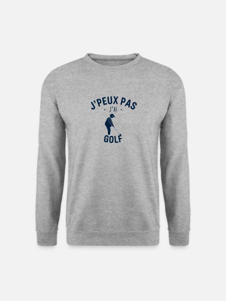 J peux pas j ai Golf - Sweat-shirt Unisexe - gris chiné