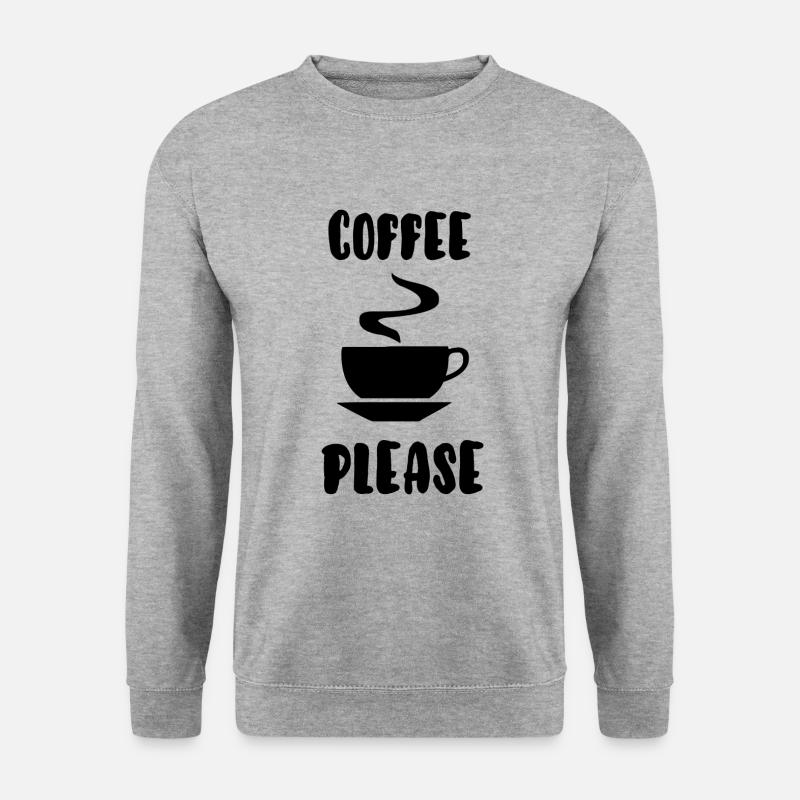coffee please - Unisex Sweatshirt - salt & pepper