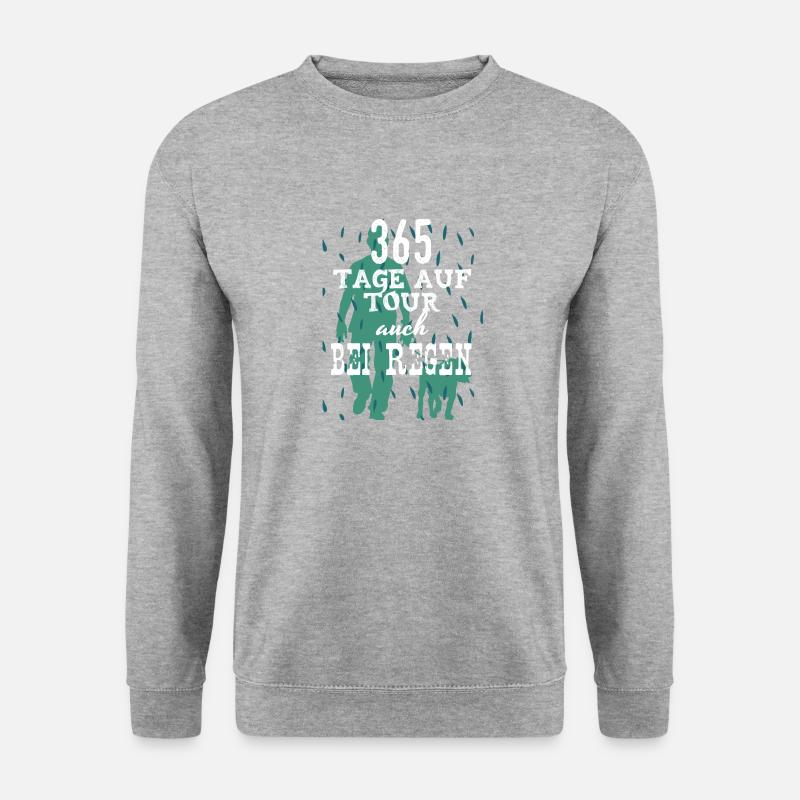 365 Tage - Unisex Pullover - Weißgrau meliert