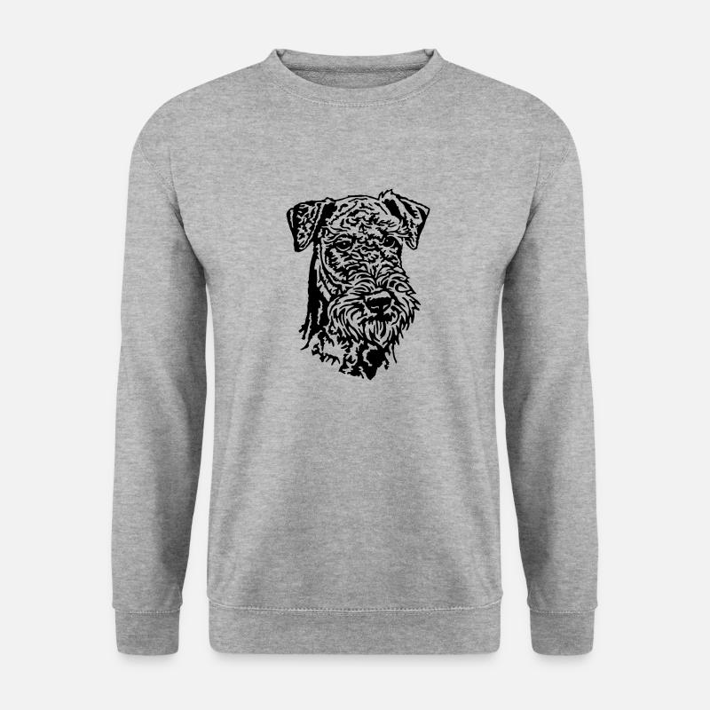 308 Airedale Terrier - Unisex Sweatshirt - salt & pepper