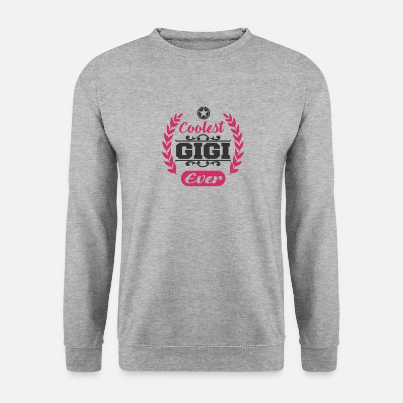 GIGI - Unisex Pullover - Weißgrau meliert