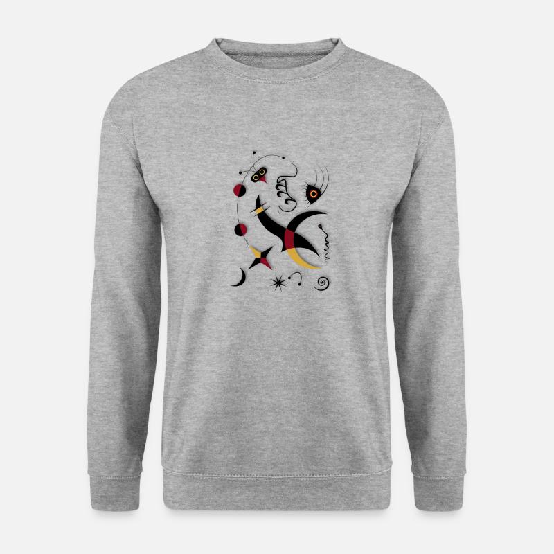 Mirò - Unisex Pullover - Weißgrau meliert