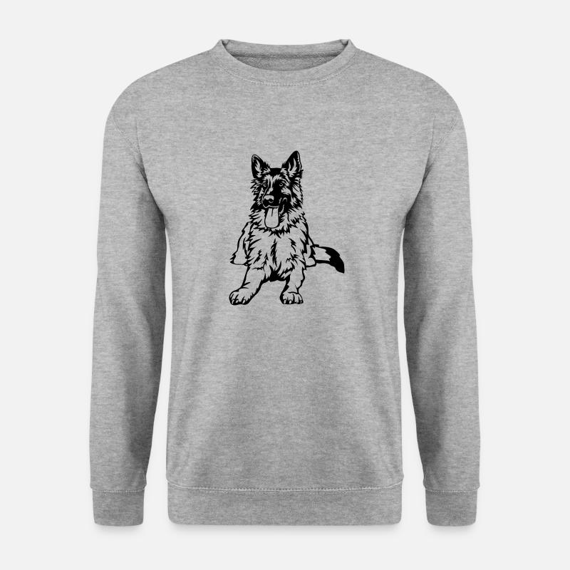 German Shepherd - Unisex Sweatshirt - salt & pepper