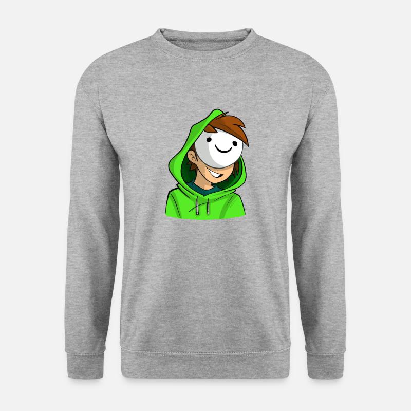 Traum-Cartoon - Unisex Pullover - Weißgrau meliert
