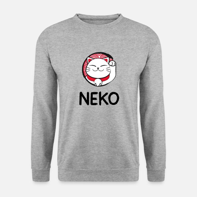 Neko(Cat) Funny Gift Idea - Unisex Sweatshirt - salt & pepper