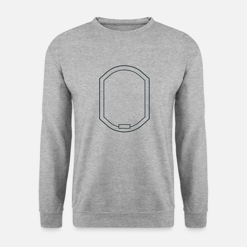Original frame unusual - Unisex Sweatshirt - salt & pepper