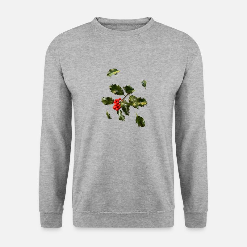 Ilex - Unisex Pullover - Weißgrau meliert