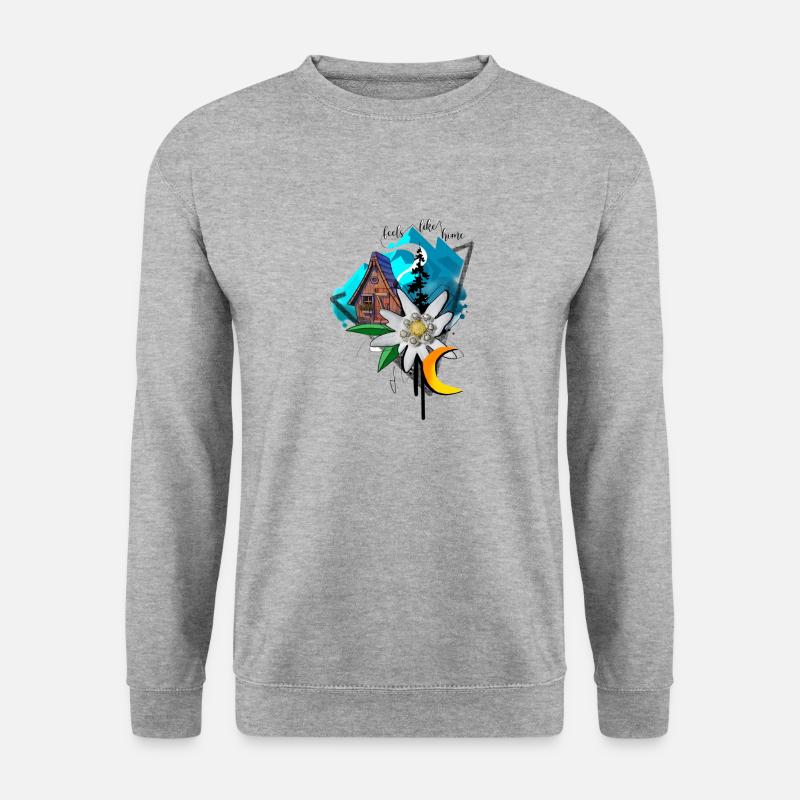 91CA71C5 DF0F 4168 8670 C611CBF4716A - Unisex Pullover - Weißgrau meliert